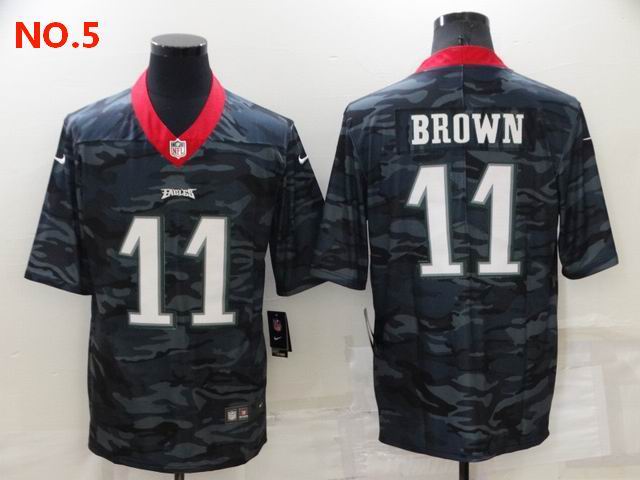 Men's Philadelphia Eagles #11 AJ Brown Jersey NO.5;